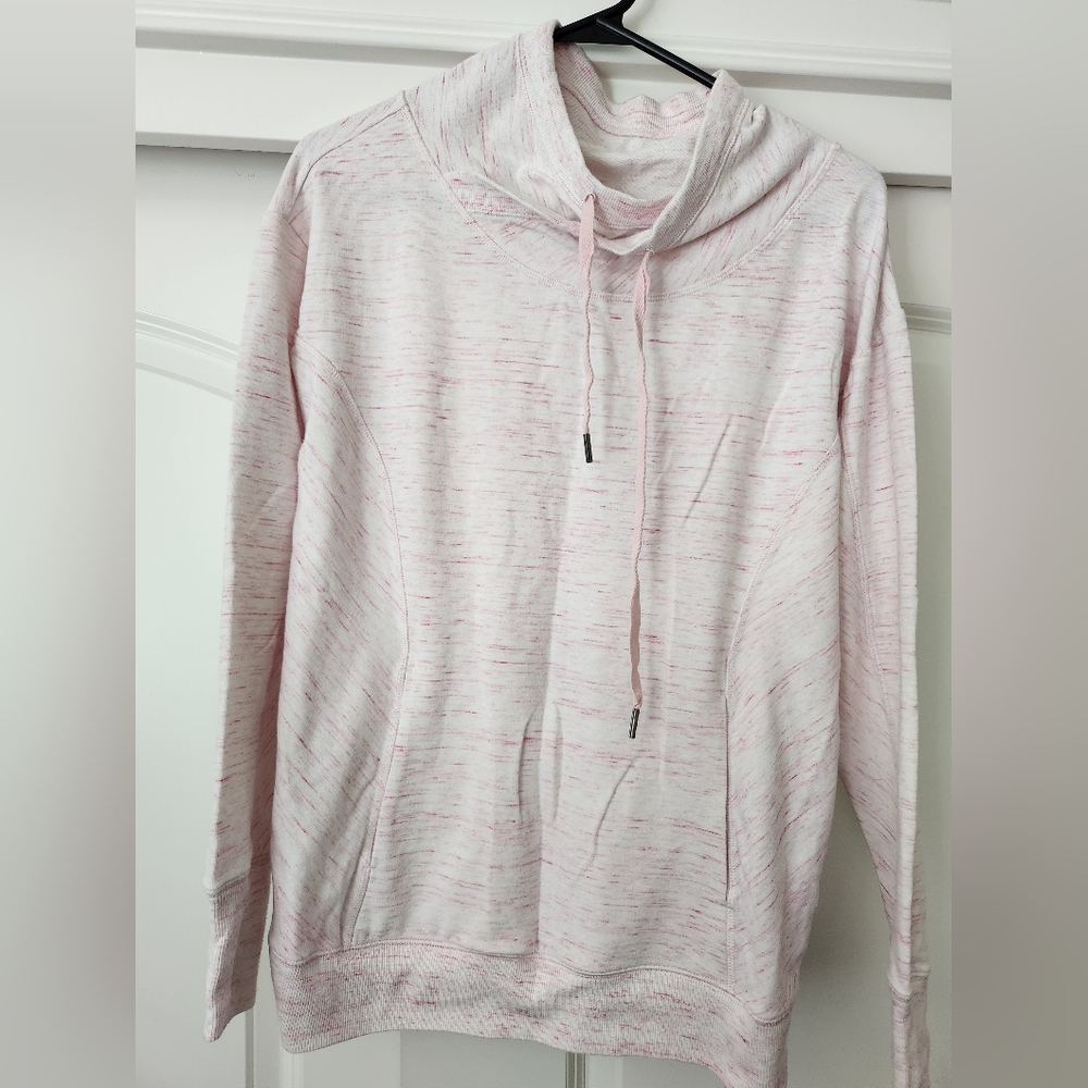 Zella Pink Cowl Neck Sweatshirt